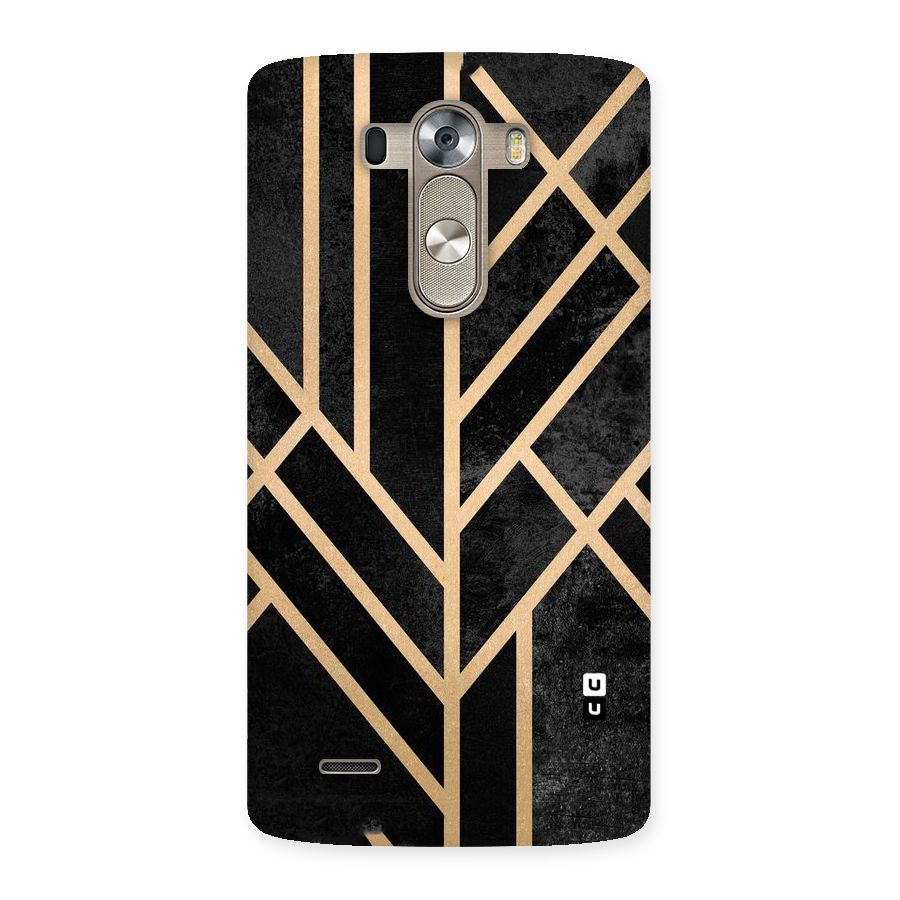 Tri Lines Gold Back Case for LG G3