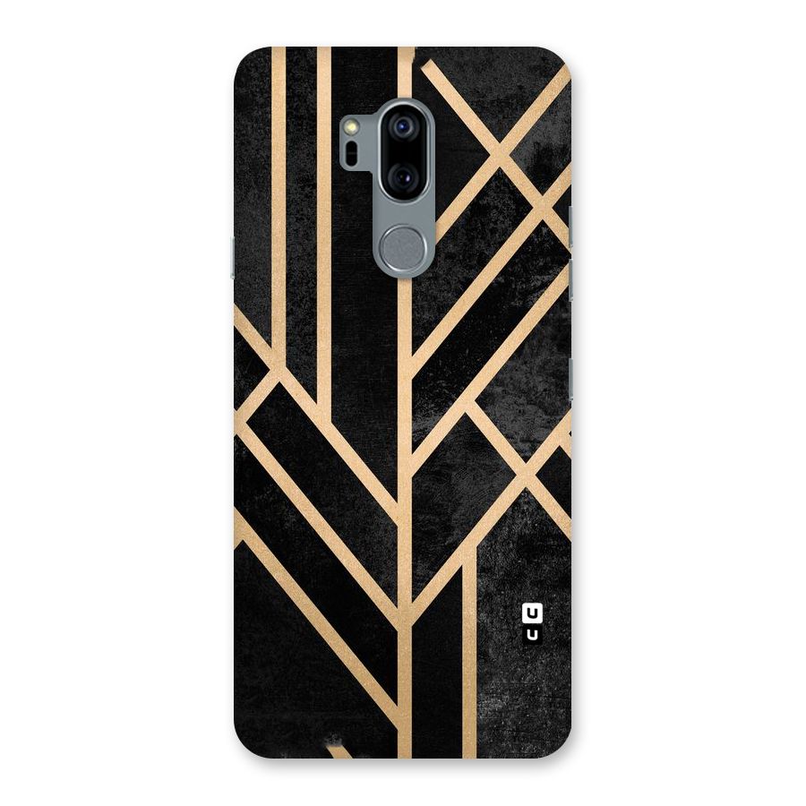 Tri Lines Gold Back Case for LG G7