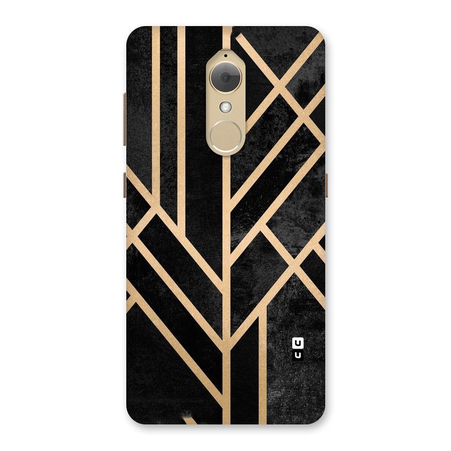 Tri Lines Gold Back Case for Lenovo K8