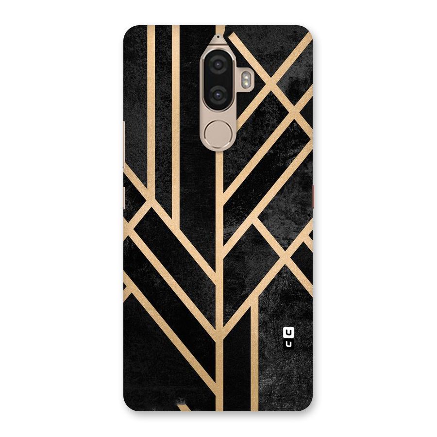 Tri Lines Gold Back Case for Lenovo K8 Note