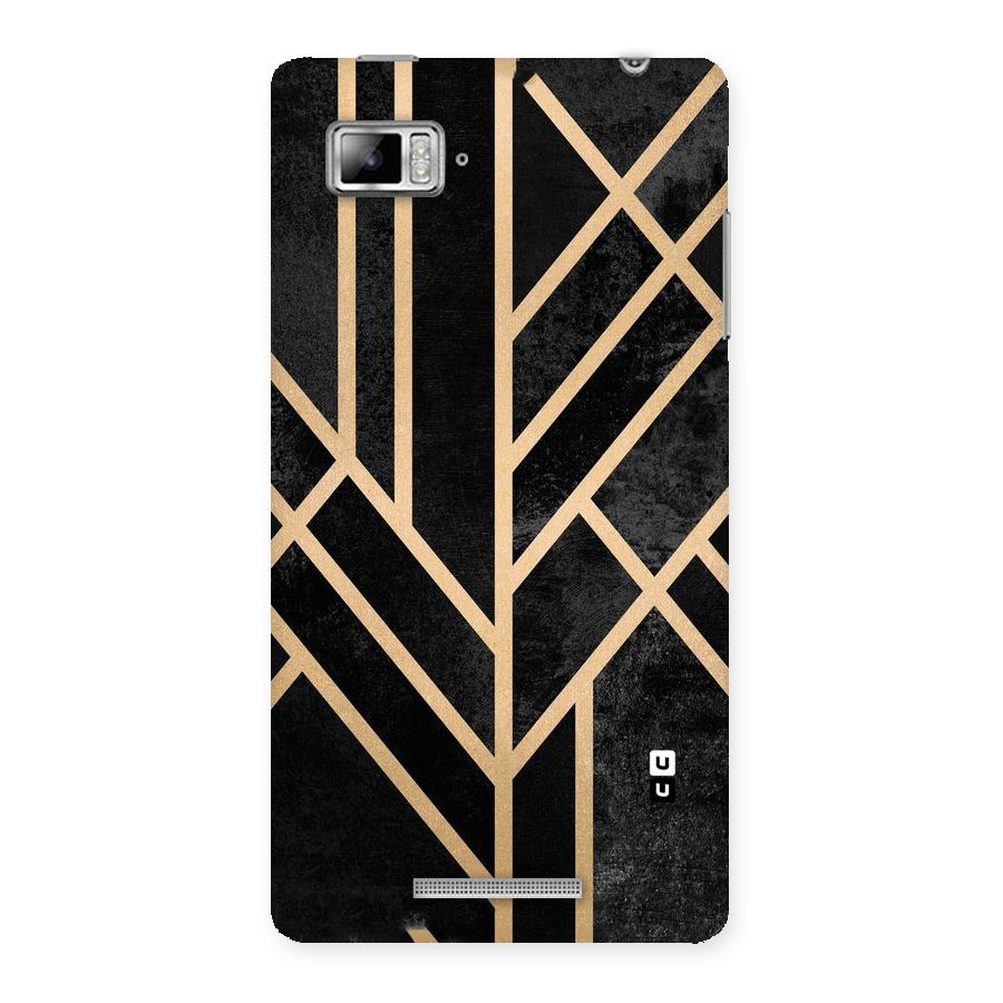 Tri Lines Gold Back Case for Lenovo Vibe Z K910