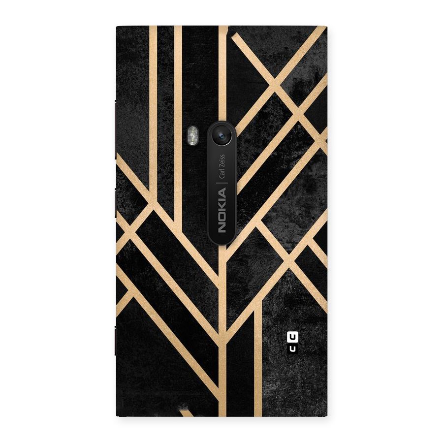 Tri Lines Gold Back Case for Lumia 920
