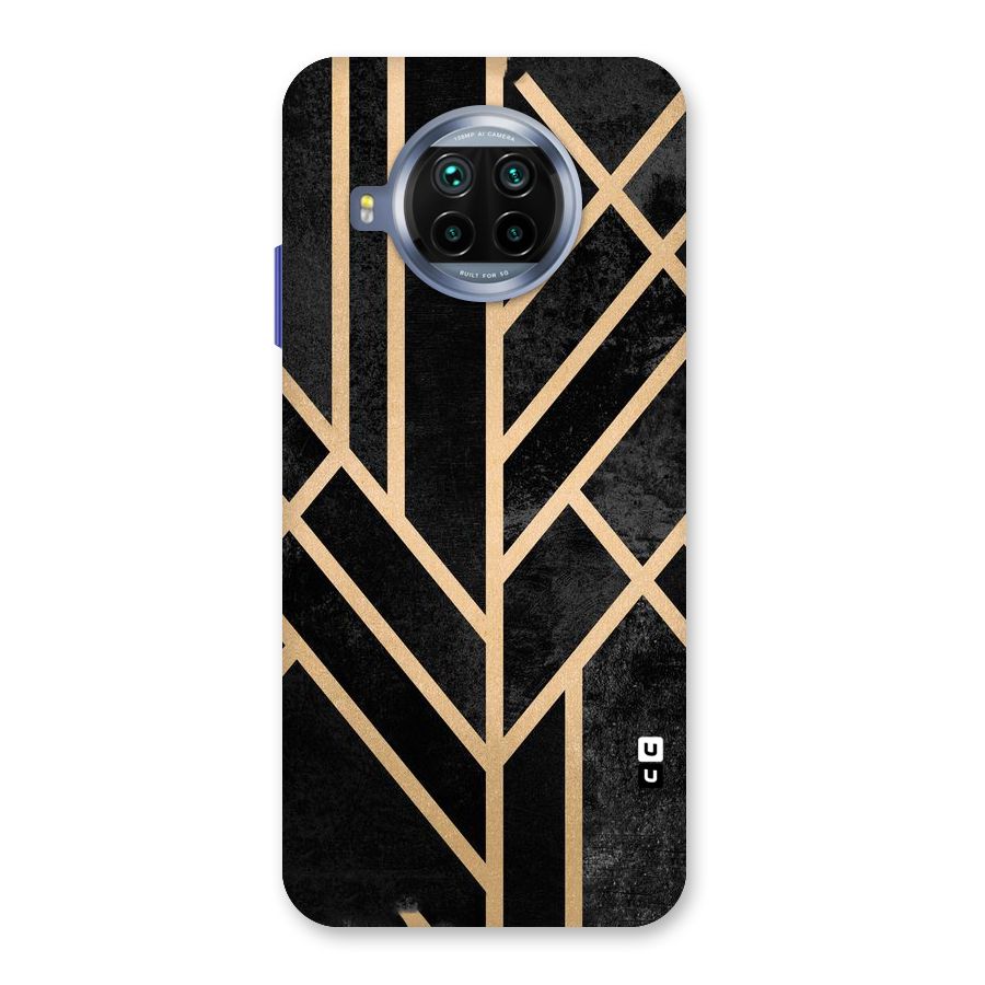 Tri Lines Gold Back Case for Mi 10i