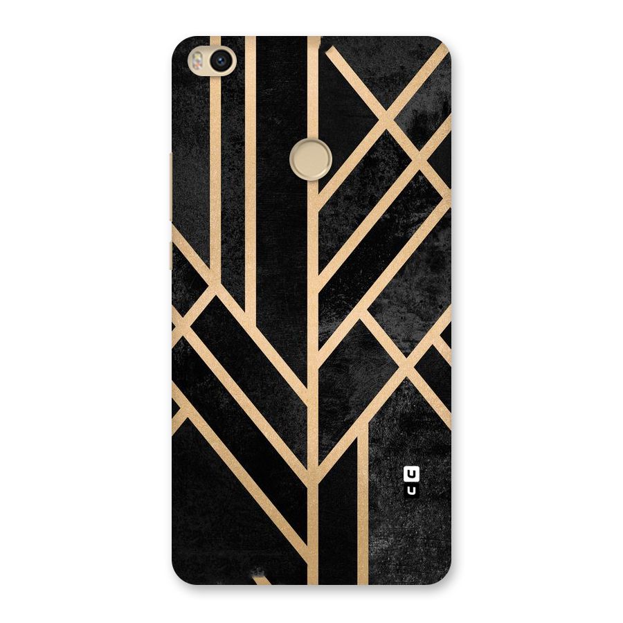 Tri Lines Gold Back Case for Mi Max 2