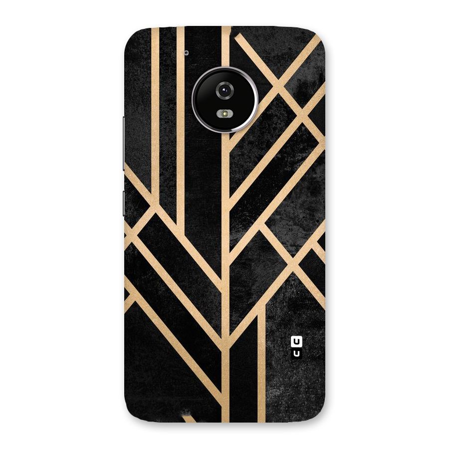 Tri Lines Gold Back Case for Moto G5