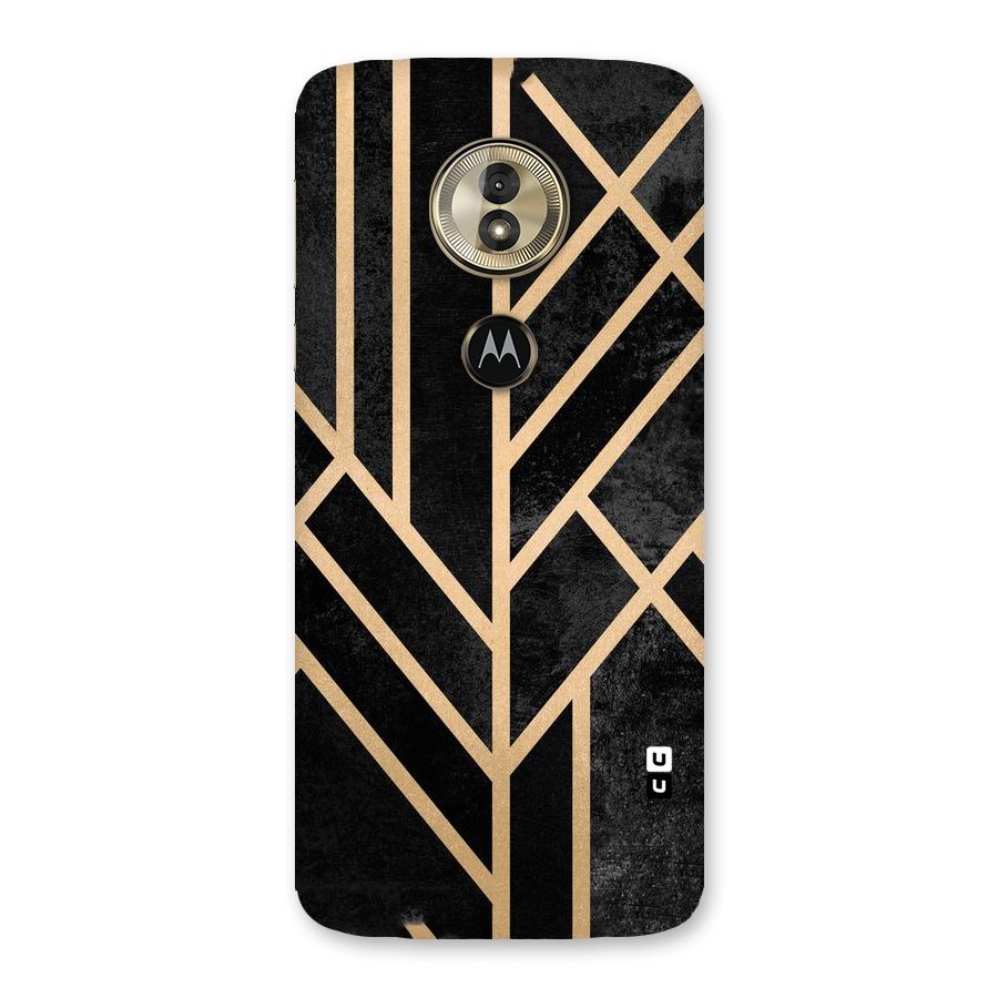 Tri Lines Gold Back Case for Moto G6 Play