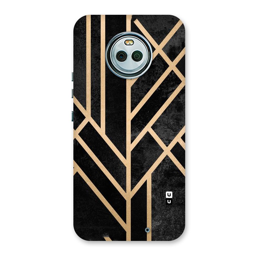 Tri Lines Gold Back Case for Moto X4