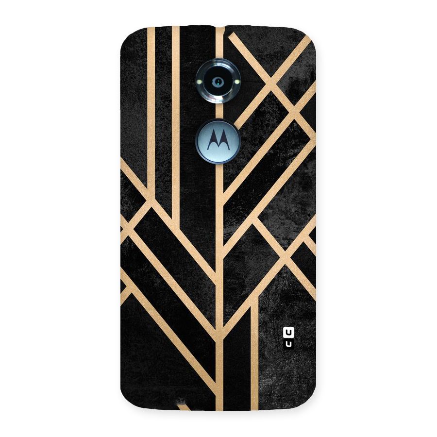 Tri Lines Gold Back Case for Moto X 2nd Gen