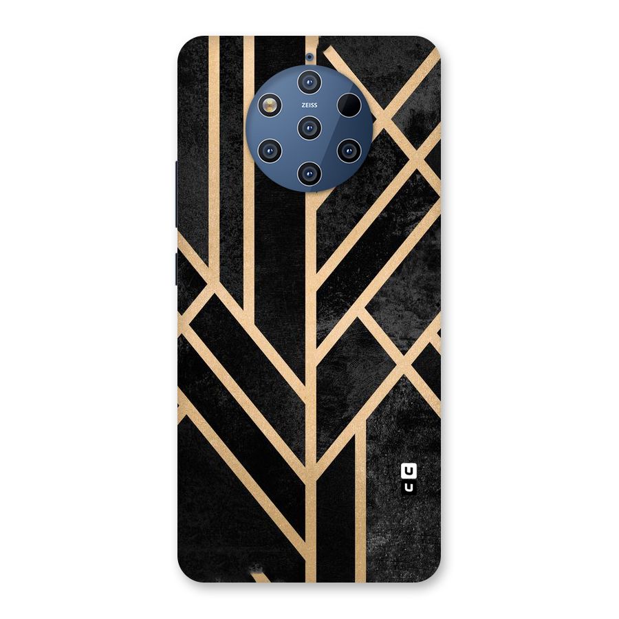 Tri Lines Gold Back Case for Nokia 9 PureView