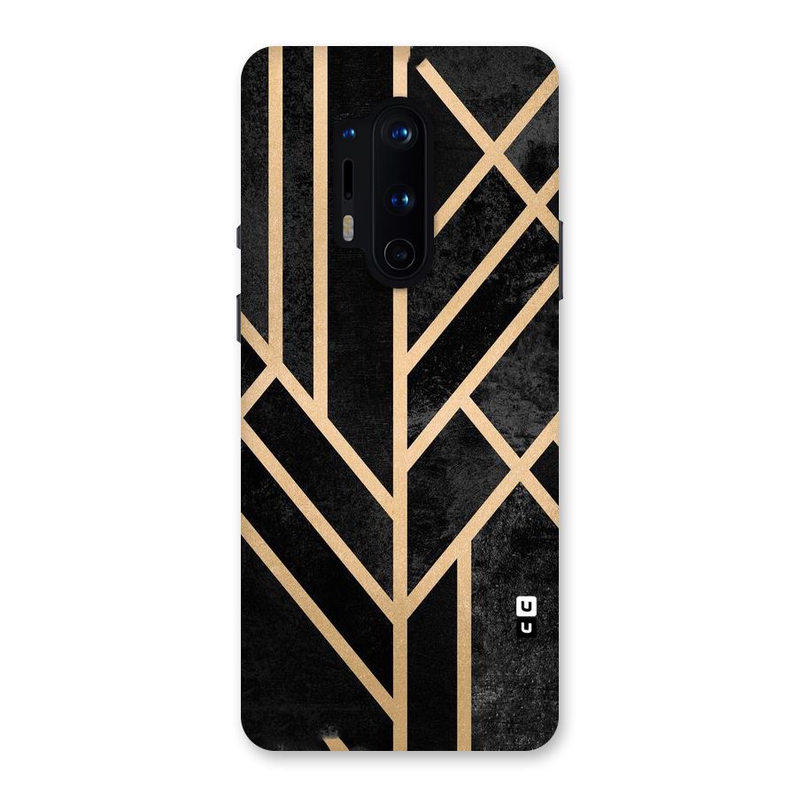 Tri Lines Gold Back Case for OnePlus 8 Pro