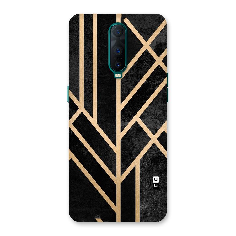 Tri Lines Gold Back Case for Oppo R17 Pro