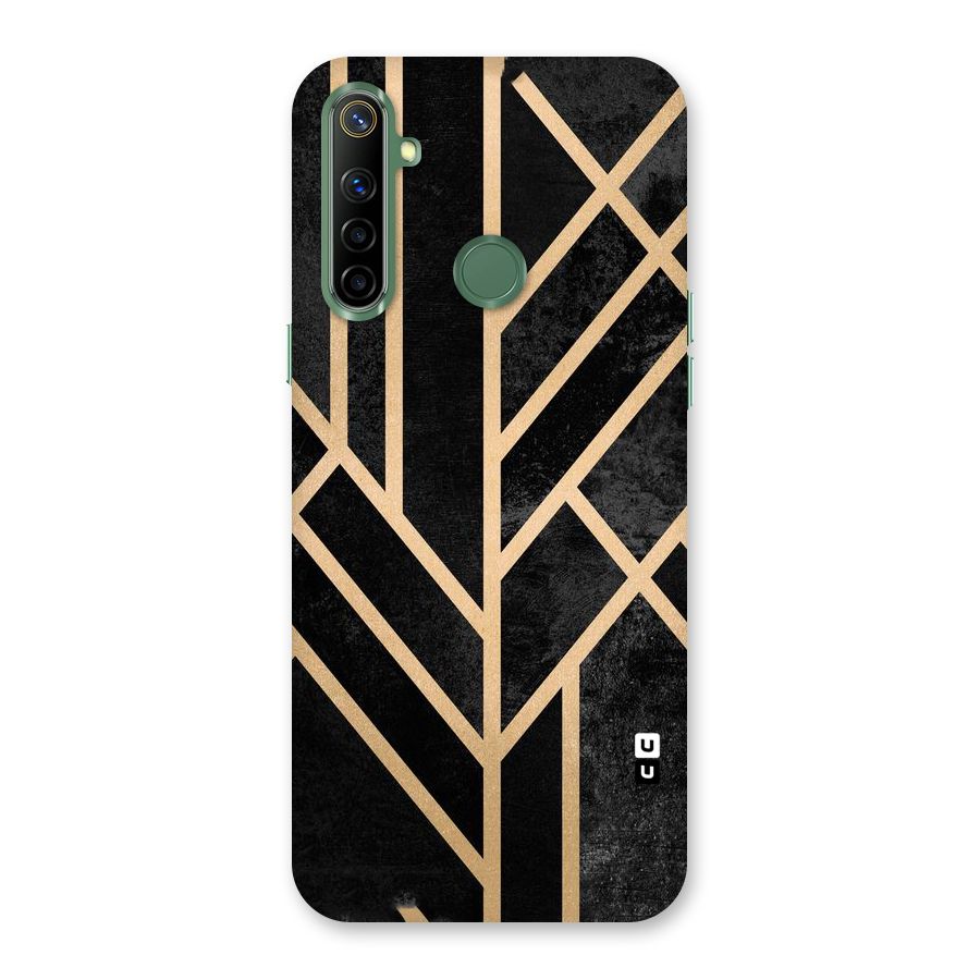 Tri Lines Gold Back Case for Realme Narzo 10