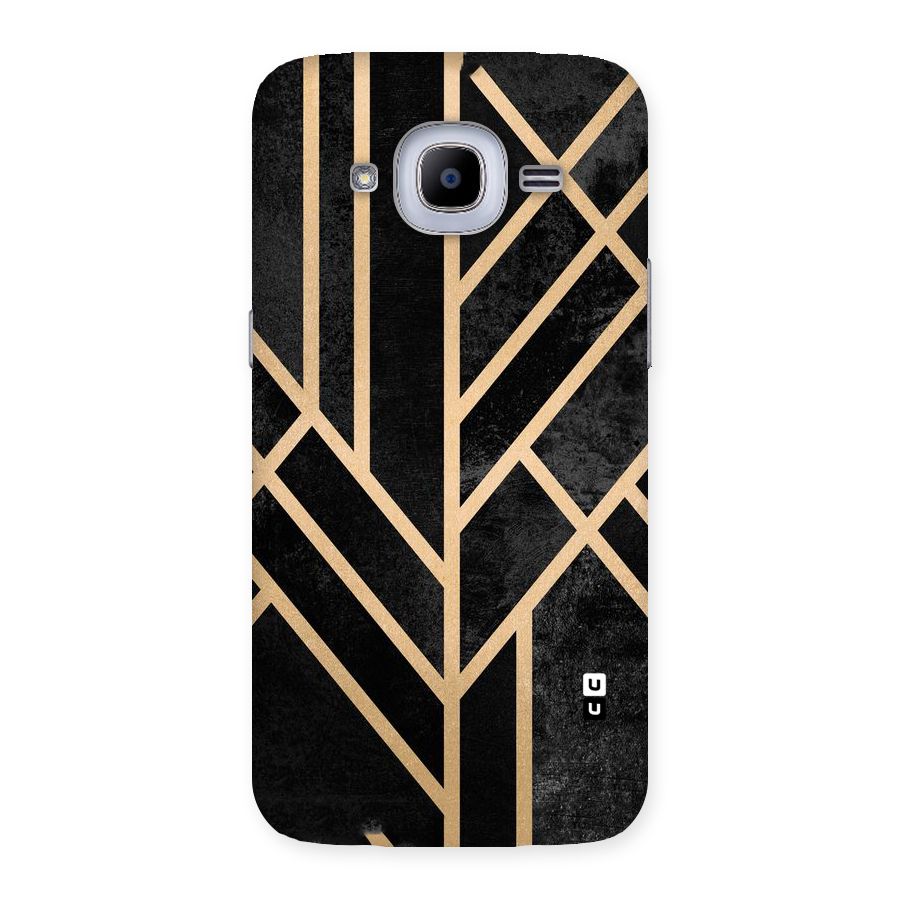 Tri Lines Gold Back Case for Samsung Galaxy J2 2016