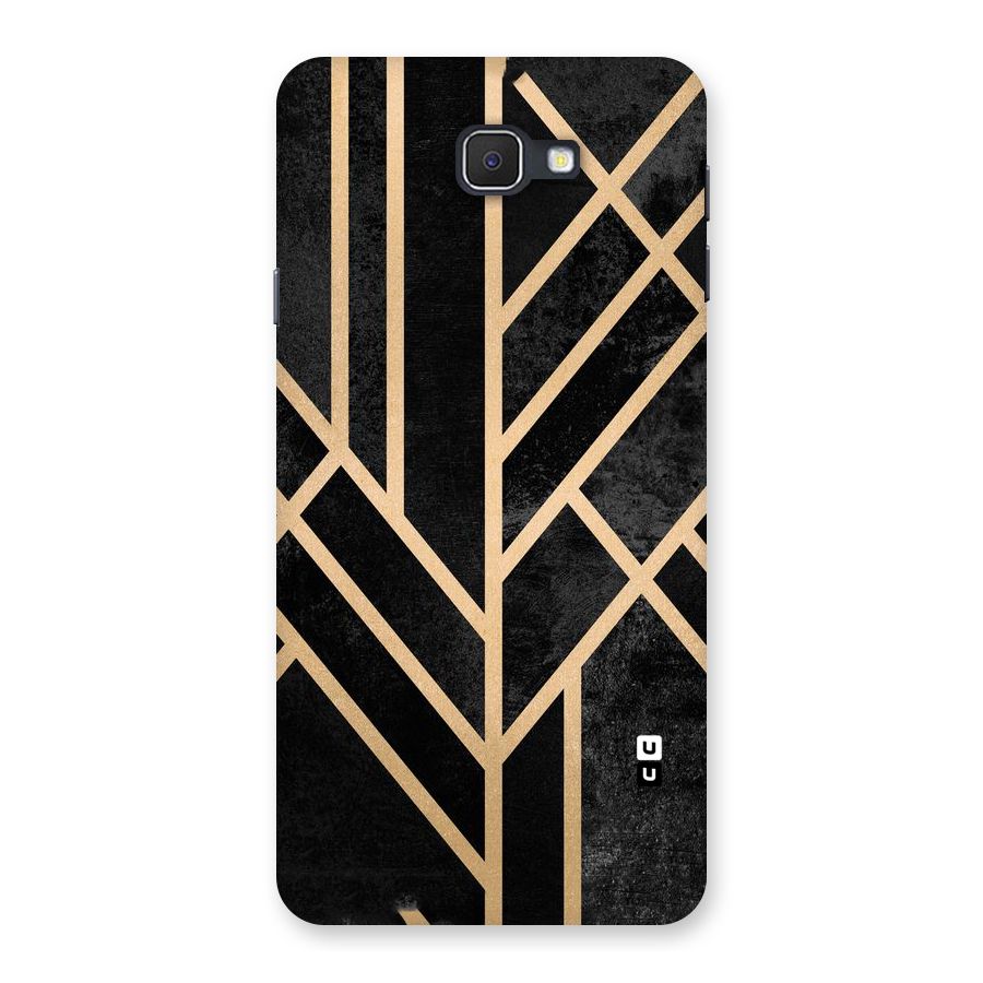 Tri Lines Gold Back Case for Samsung Galaxy J7 Prime