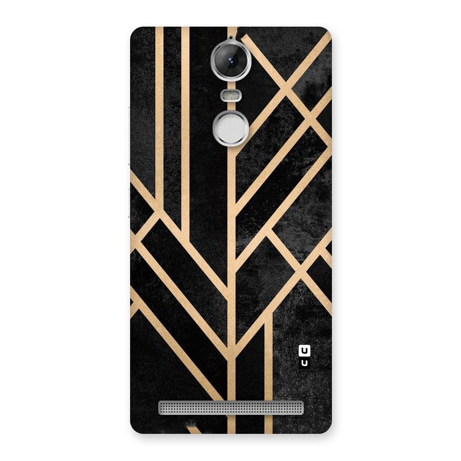 Tri Lines Gold Back Case for Vibe K5 Note