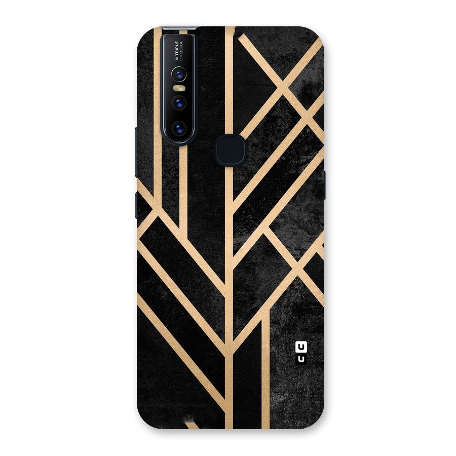 Tri Lines Gold Back Case for Vivo V15