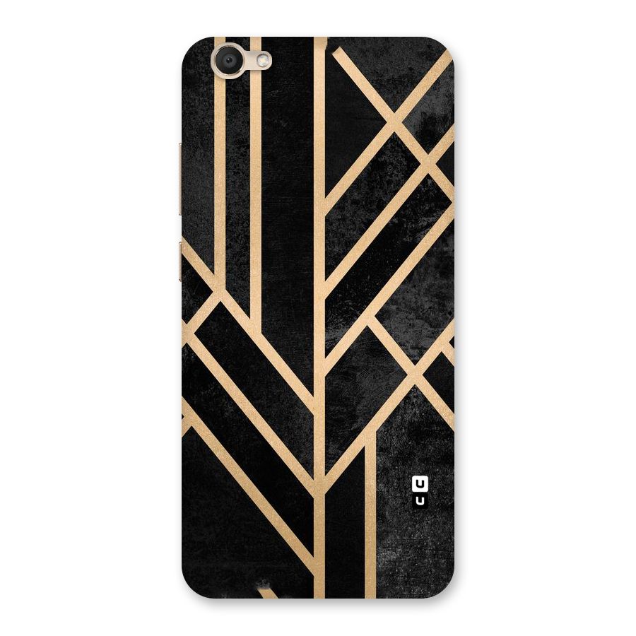 Tri Lines Gold Back Case for Vivo V5