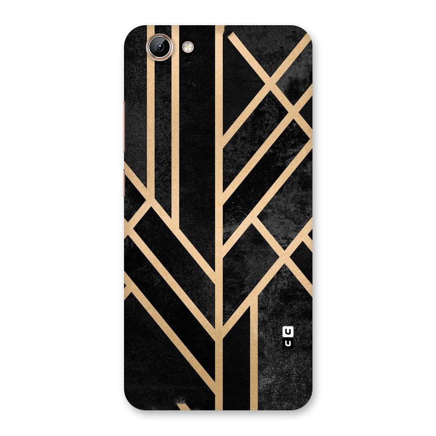 Tri Lines Gold Back Case for Vivo Y71i