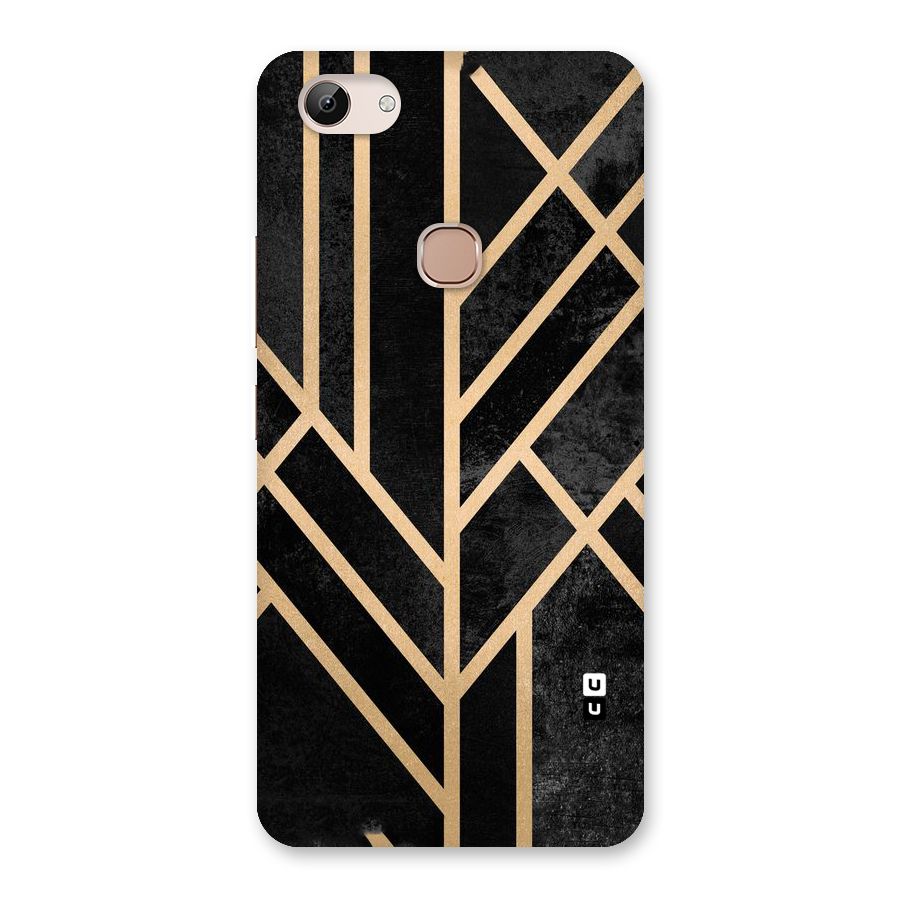 Tri Lines Gold Back Case for Vivo Y83