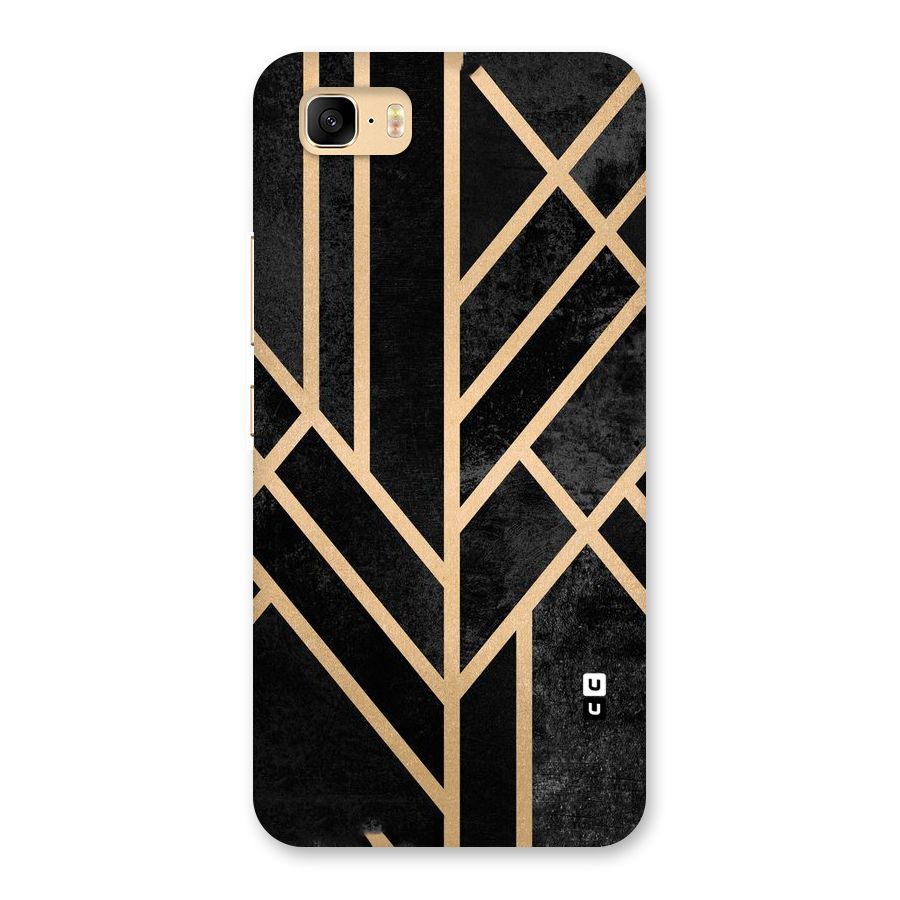 Tri Lines Gold Back Case for Zenfone 3s Max
