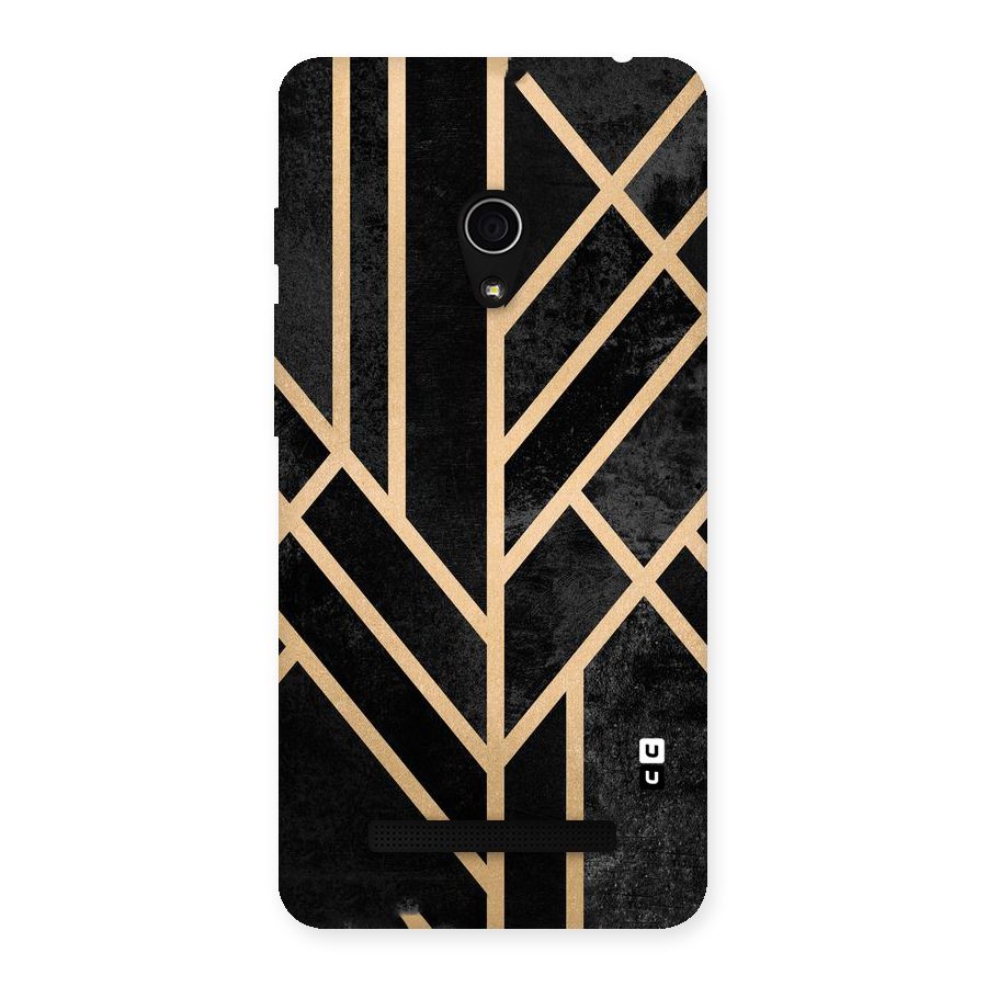 Tri Lines Gold Back Case for Zenfone 5