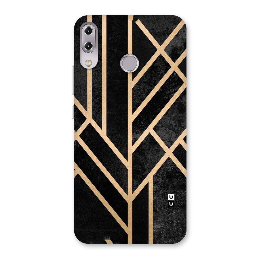 Tri Lines Gold Back Case for Zenfone 5Z