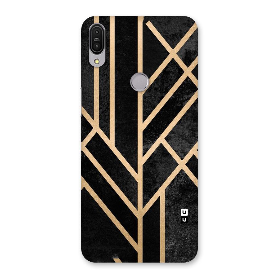 Tri Lines Gold Back Case for Zenfone Max Pro M1