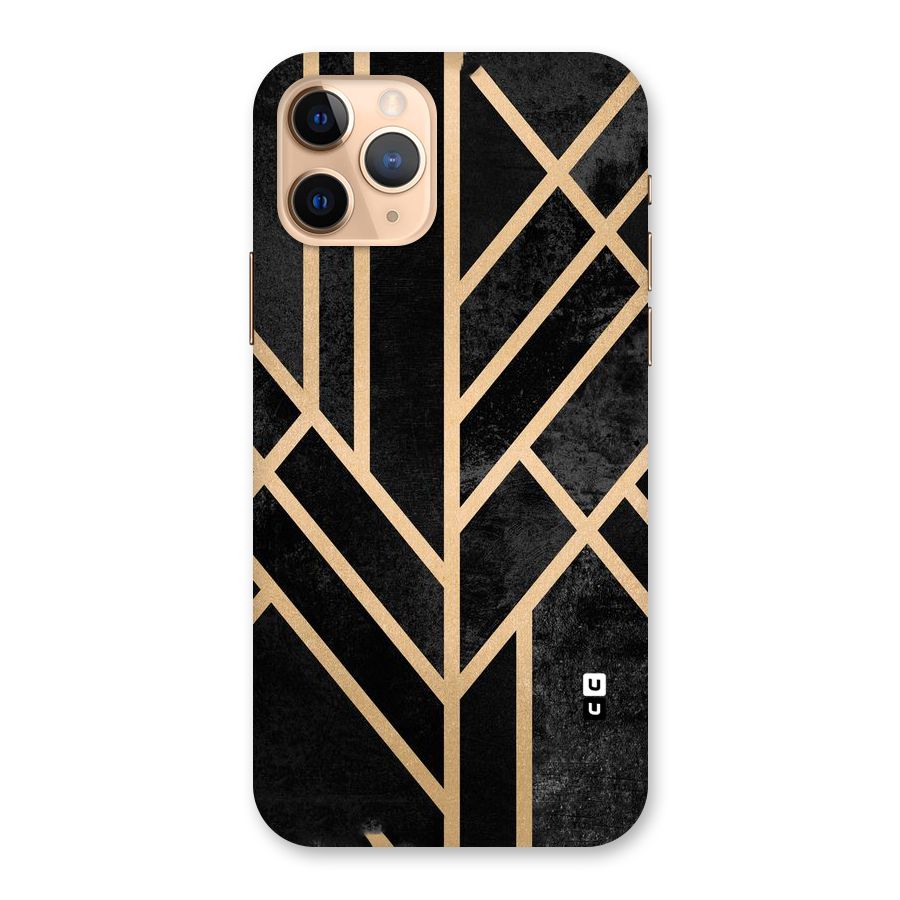 Tri Lines Gold Back Case for iPhone 11 Pro