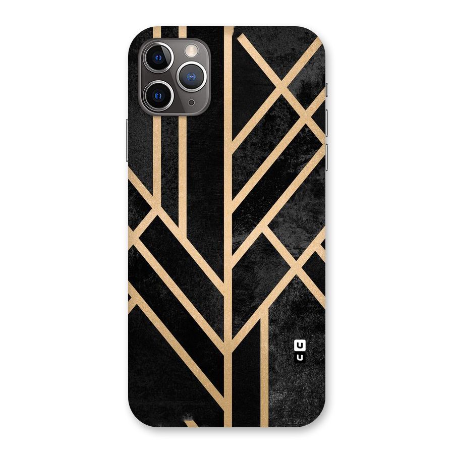 Tri Lines Gold Back Case for iPhone 11 Pro Max