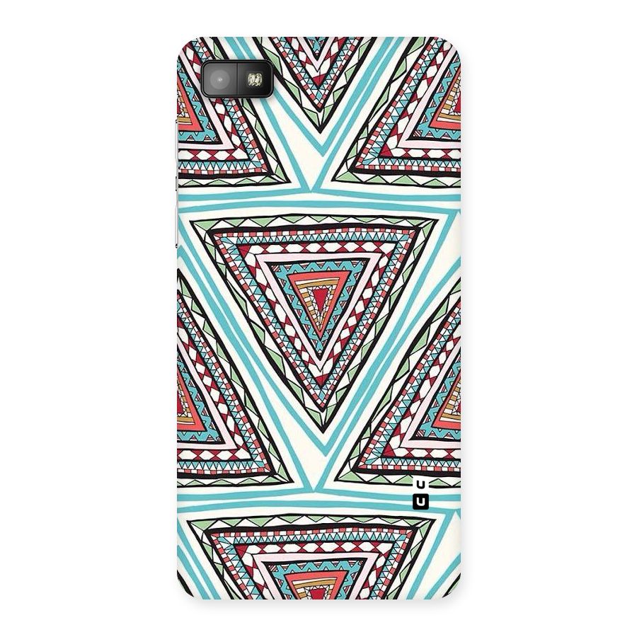Triangle Abstract Mode Back Case for Blackberry Z10