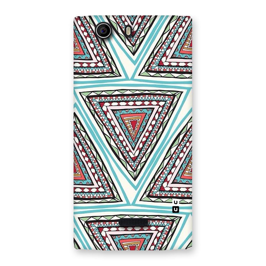 Triangle Abstract Mode Back Case for Canvas Nitro 2 E311