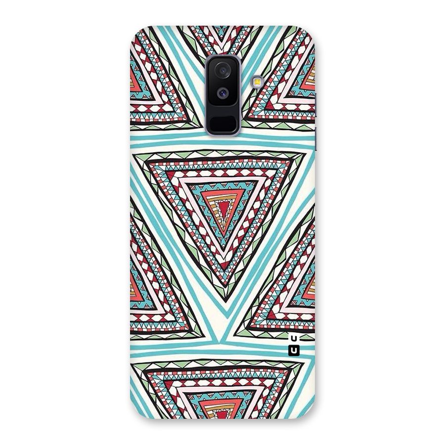 Triangle Abstract Mode Back Case for Galaxy A6 Plus