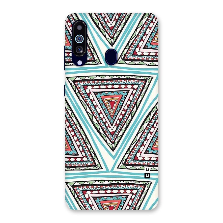 Triangle Abstract Mode Back Case for Galaxy A60