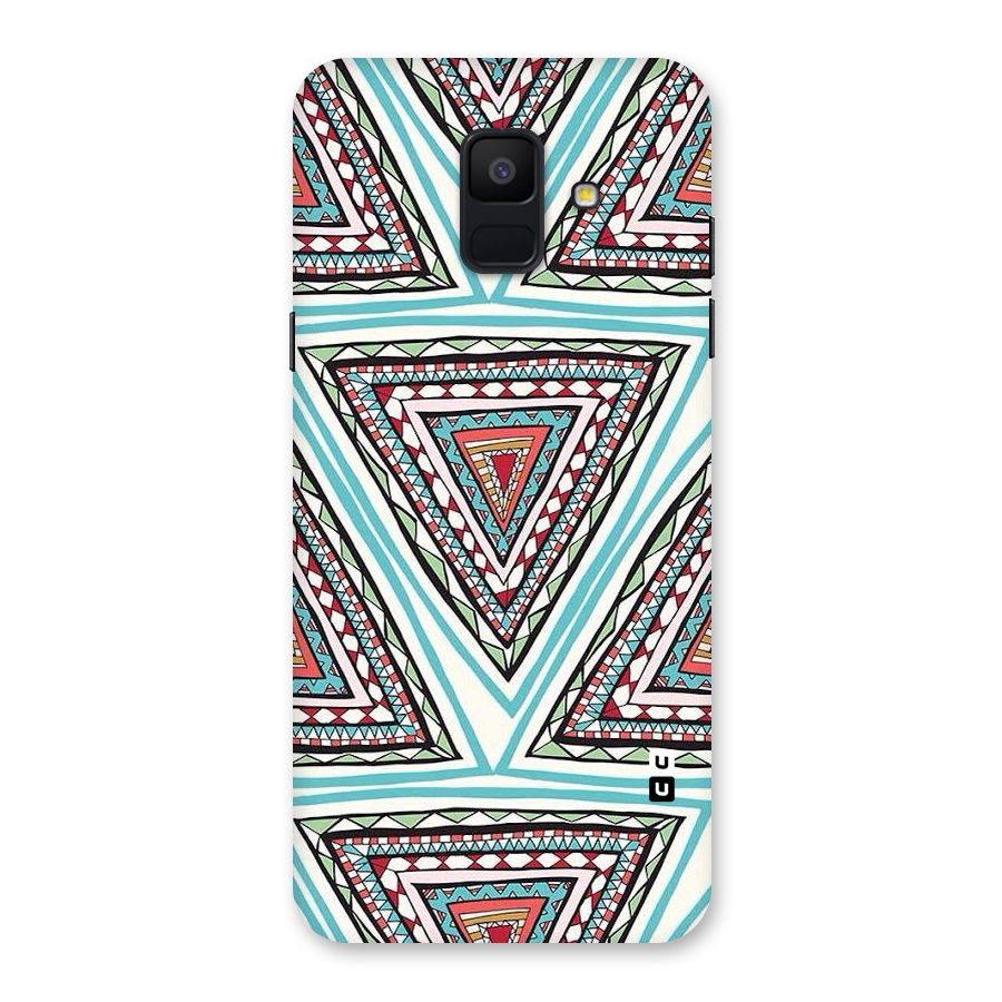 Triangle Abstract Mode Back Case for Galaxy A6 (2018)