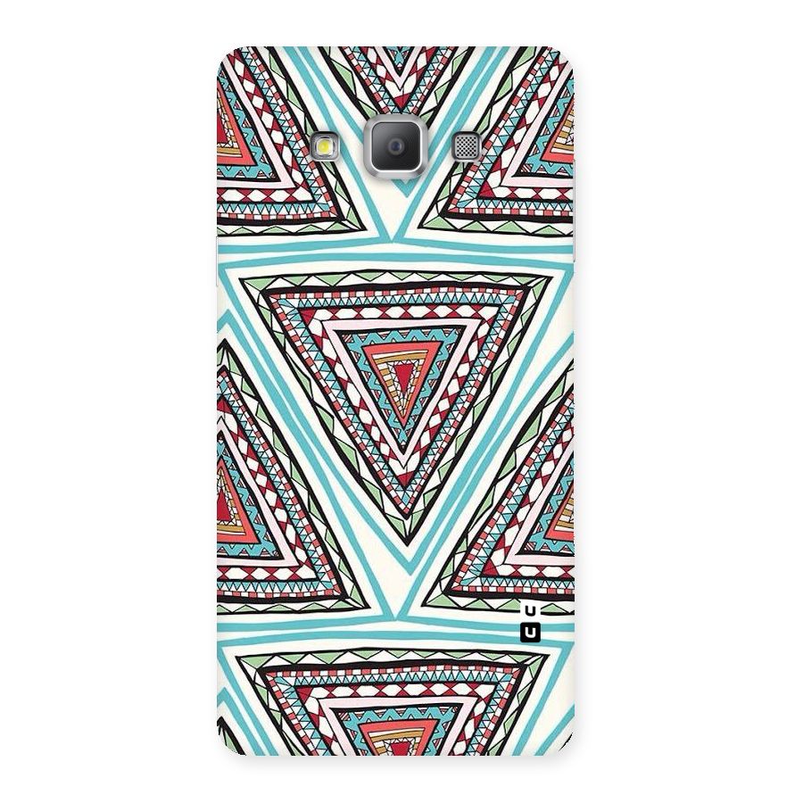 Triangle Abstract Mode Back Case for Galaxy A7