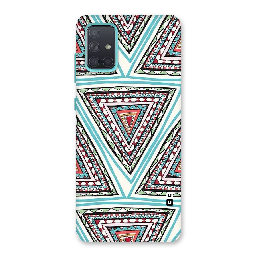 Triangle Abstract Mode Back Case for Galaxy A71