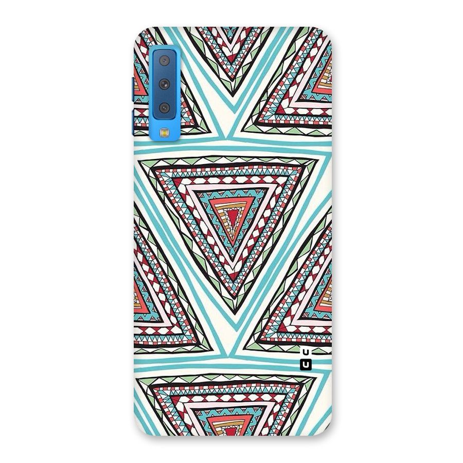 Triangle Abstract Mode Back Case for Galaxy A7 (2018)