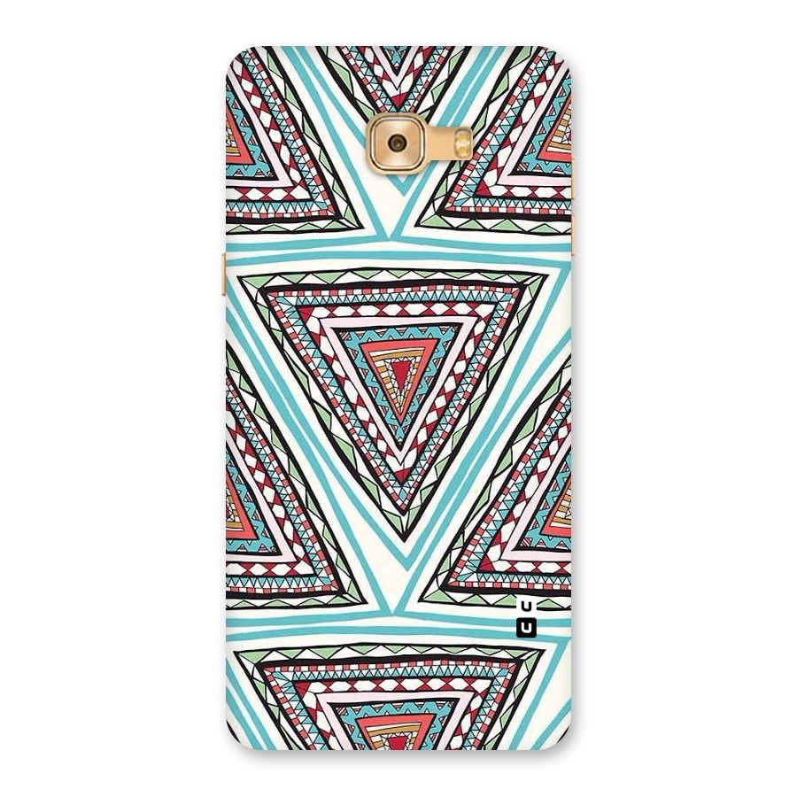 Triangle Abstract Mode Back Case for Galaxy C9 Pro