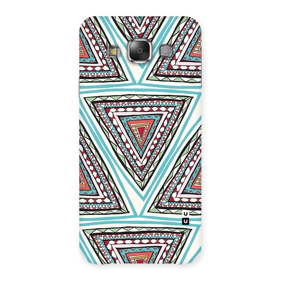 Triangle Abstract Mode Back Case for Galaxy E7
