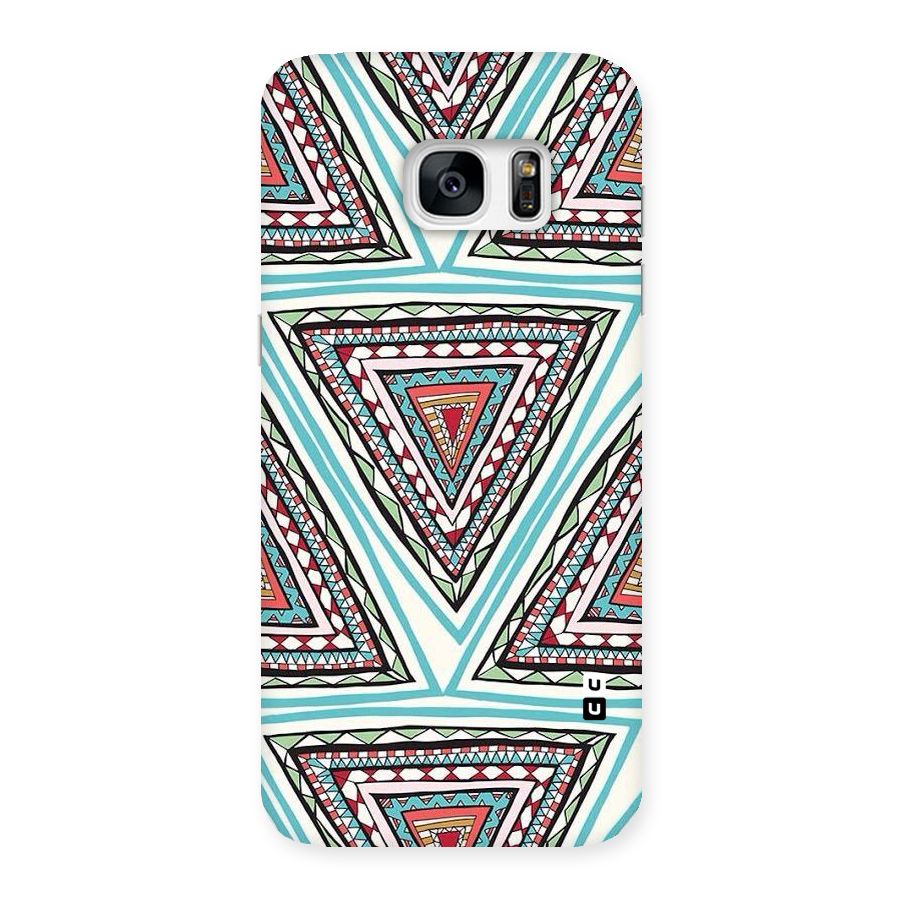 Triangle Abstract Mode Back Case for Galaxy S7 Edge