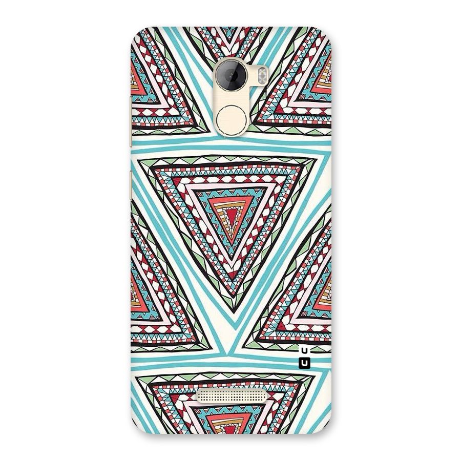 Triangle Abstract Mode Back Case for Gionee A1 LIte
