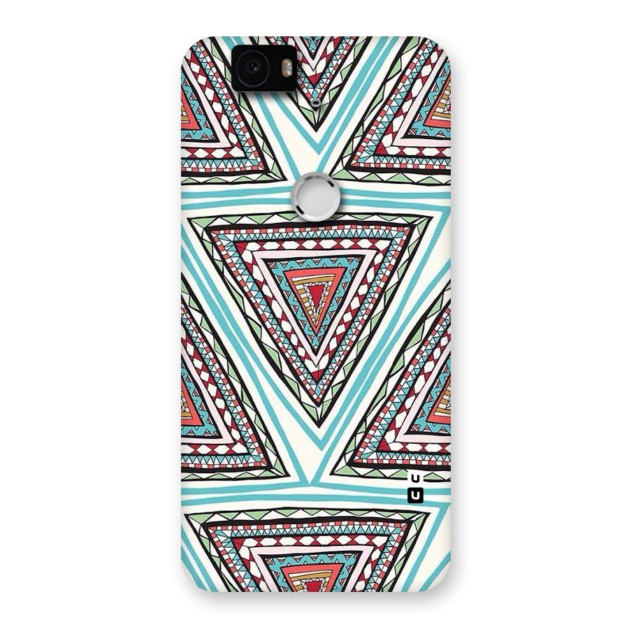 Triangle Abstract Mode Back Case for Google Nexus-6P