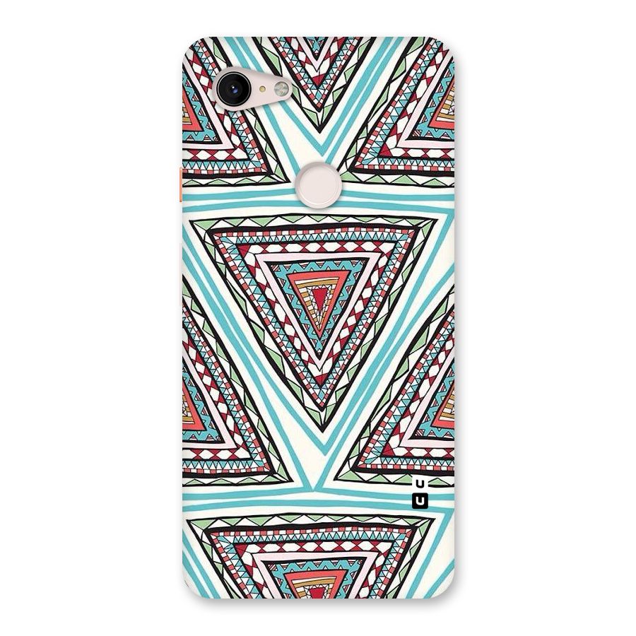 Triangle Abstract Mode Back Case for Google Pixel 3 XL