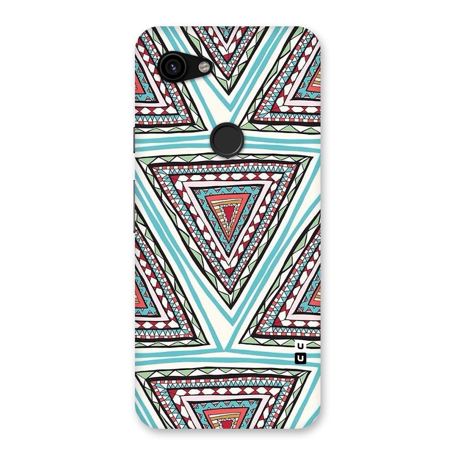 Triangle Abstract Mode Back Case for Google Pixel 3a