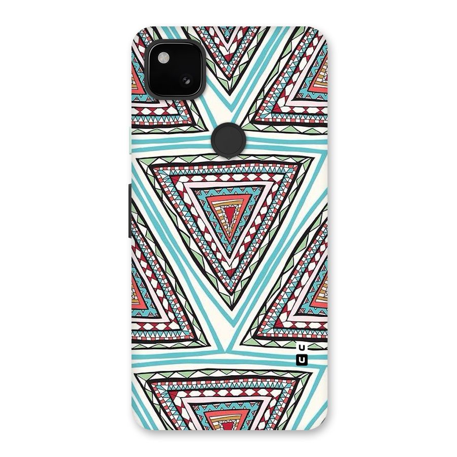 Triangle Abstract Mode Back Case for Google Pixel 4a