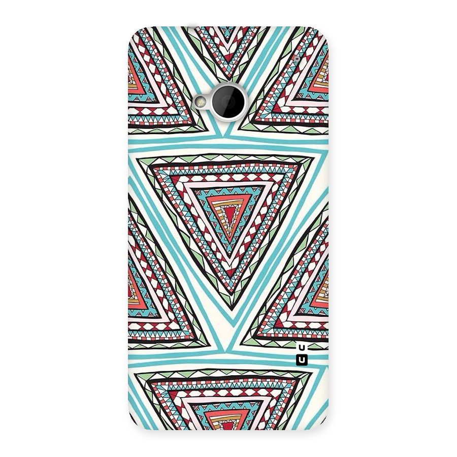 Triangle Abstract Mode Back Case for HTC One M7