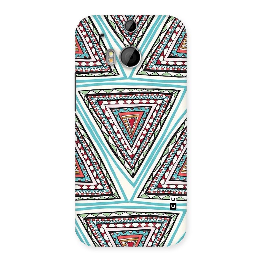 Triangle Abstract Mode Back Case for HTC One M8