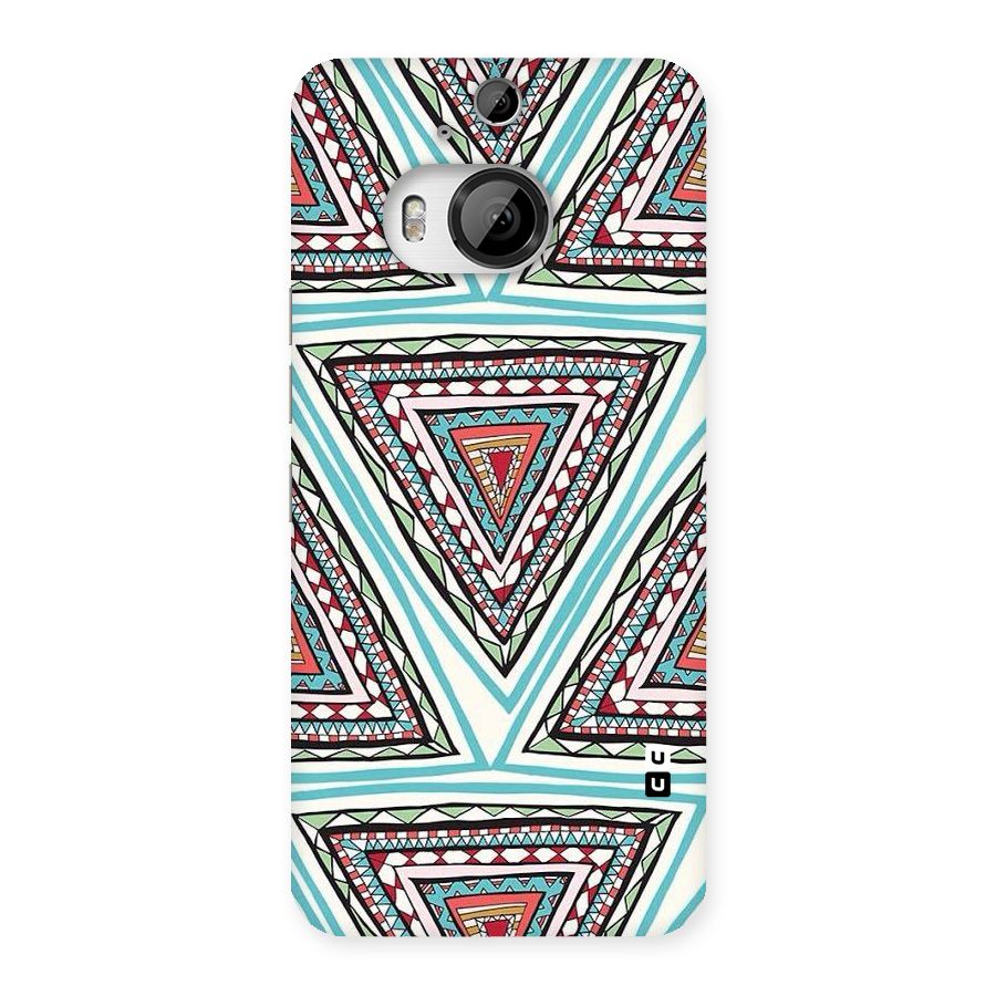 Triangle Abstract Mode Back Case for HTC One M9 Plus