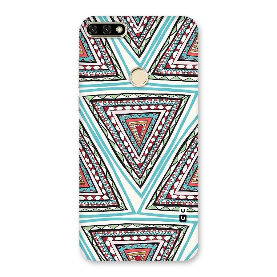 Triangle Abstract Mode Back Case for Honor 7A