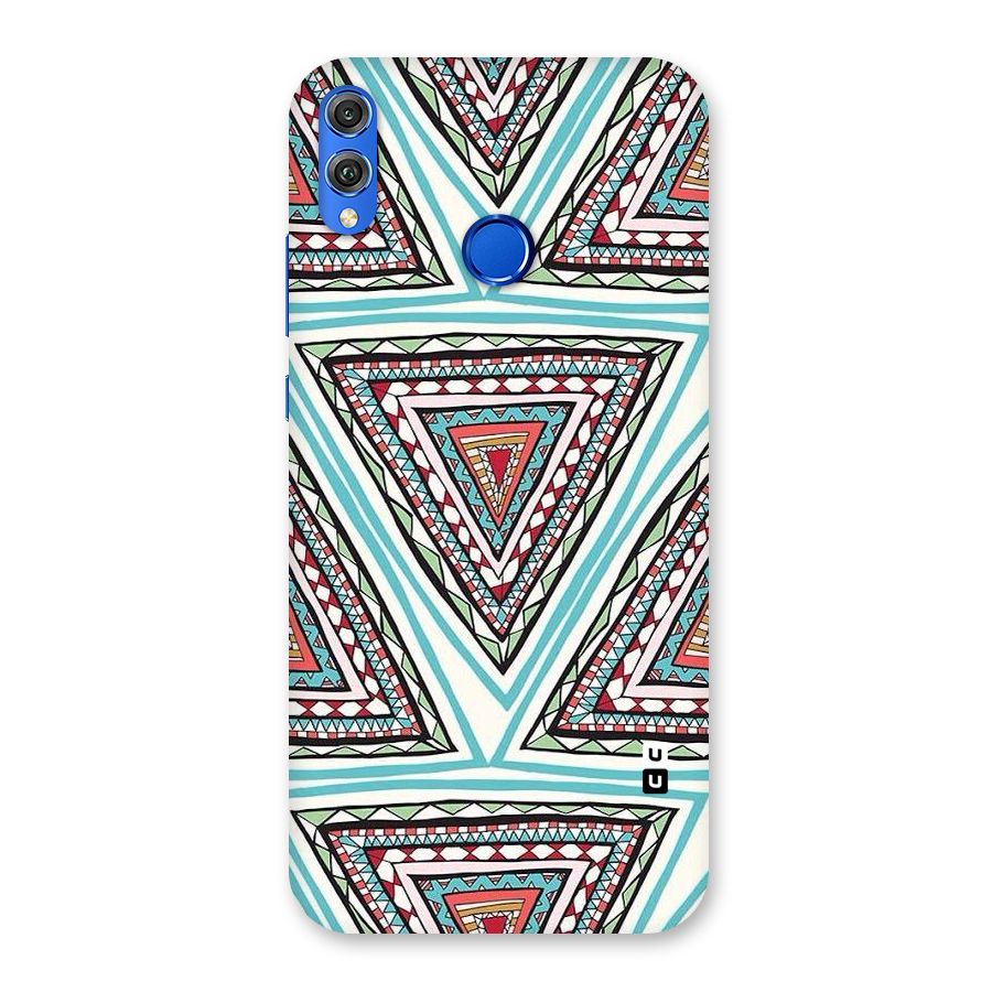 Triangle Abstract Mode Back Case for Honor 8X